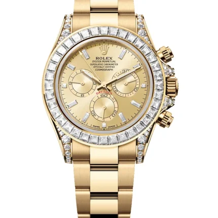 Rolex Cosmograph Daytona Oyster, 40 mm, yellow gold and diamondsReference 126598TBR(1:1 replica)