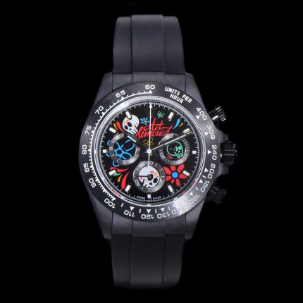 Rolex Daytona-AET x ROLEX x Picasso Crossover-Charles the Great-Black(1:1 replica)