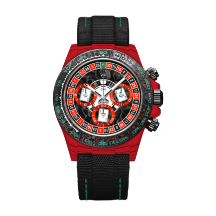 ROLEX Diw Daytona quartz fiber lucky player 3 (casino v.3) 40mm red quartz(1:1 replica)