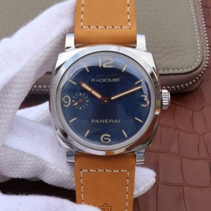 Replica Panerai ZF PAM690 Blue Dial Leather Strap P.3000 Super Clone