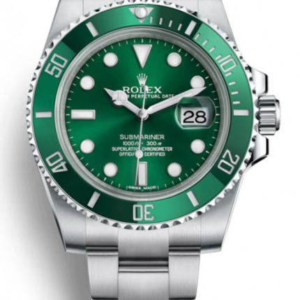 ROLEX Submariner Series Green Water Ghost Date Display Men's Automatic Mechanical Watch Green Dial 40mm Steel Strap 116610LV-0002(1:1 replica)