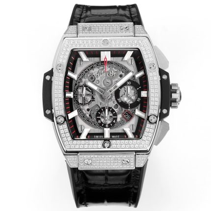 Hublot SPIRIT OF BIG BANG Chronograph, 45 mm Textured rubber strap(1:1 replica)