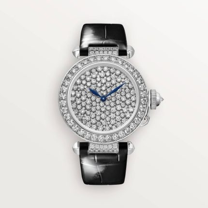 Pasha de fake cartier watch 35 mm Manufacture mechanical movement with automatic winding caliber 530(1:1 replica)