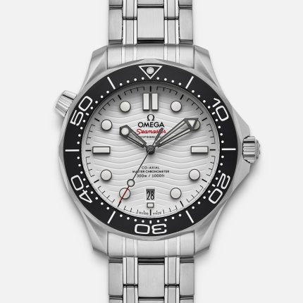 Seamaster Diver 300M Co-Axial Master Chronometer 42mm White Dial On Bracelet(1:1 replica)