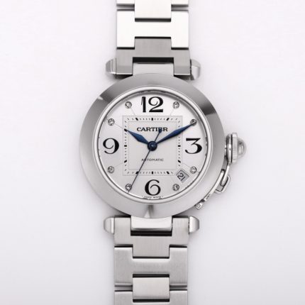 Cartier Pasha Diamonds W31074M7 Ladies Automatic - White(1:1 replica)