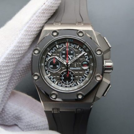 Replica Audemars Piguet JF Royal Oak Offshore Titanium Michael Schumacher Gray Dial A3126