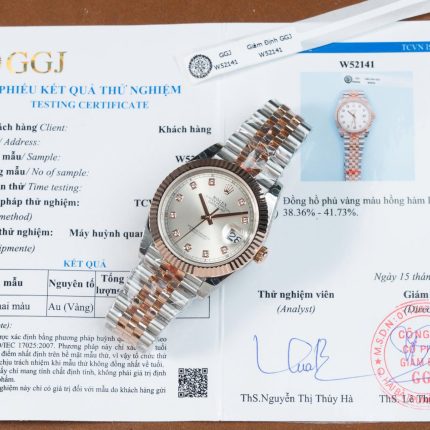 Rolex Copies Watch DateJust 126331 Dial Sundust Custom Gold Wrapped GM Factory 41mm