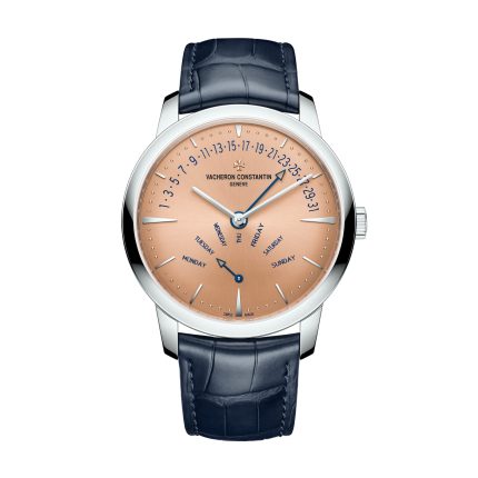 Replica Watches Fake Vacheron Constantin Patrimony retrograde day-date Boutique Exclusive 42.5 MM PLATINUM(1:1 replica)
