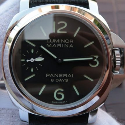 Replica Panerai XF PAM510 Black Distressed Calfskin Strap P5000