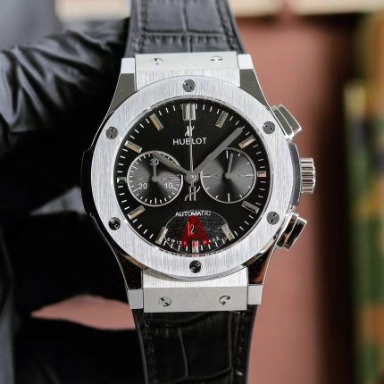 Hublot Classic Fusion Chronograph Titanium Black Dial 45mm(1:1 replica)