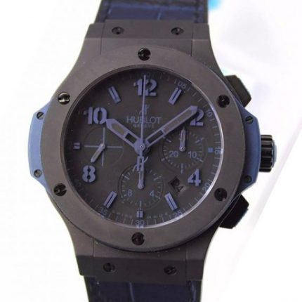 Replica Hublot Big Bang Full Ceramic Evolution Blue Magicb Gummy Strap HUB4104