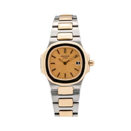 Patek Philippe Nautilus 4700 24MM Champagne Dial With Two Tone Bracelet(1:1 replica)