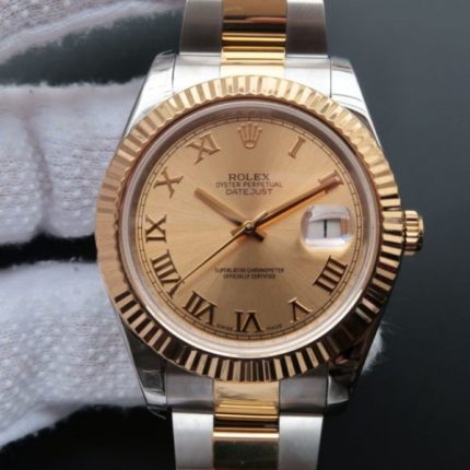 Replica Rolex Noob DateJust II 126333 YG Dial SS/YG Bracelet A3136