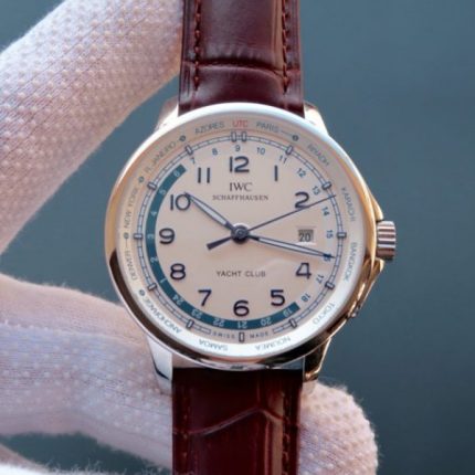 Replica IWC Portuguese Automatic Yacht Club White Dial Blue Hand