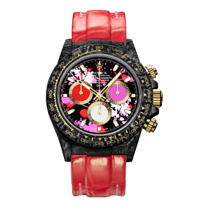 ROLEX Diw Daytona motley red 40mm oyster black(1:1 replica)