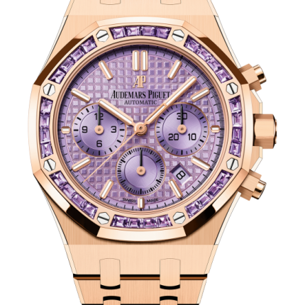 Audemars piguet Royal Oak Chronograph 38 Pink Gold / Amethysts / Purple 26319OR.AY.1256OR.01(1:1 replica)
