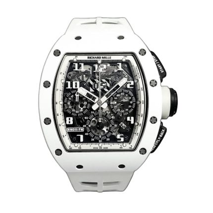Richard Mille Replica Watch RM 011 Automatic Flyback Chronograph Felipe Massa White Ghost America Limited Edition(1:1 replica)