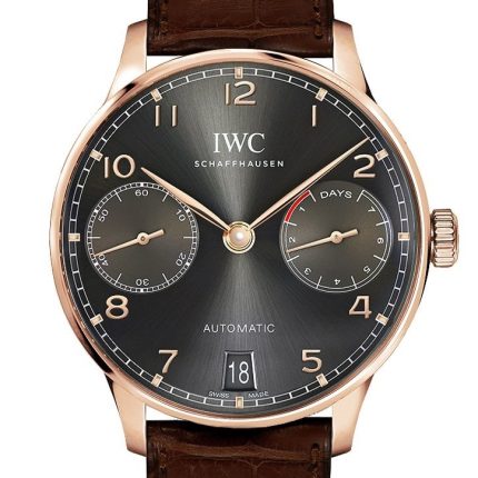 IWC Portugeiser Slate Grey Dial 18K Rose Gold Automatic 42mm Men's Watch IW500702(1:1 replica)
