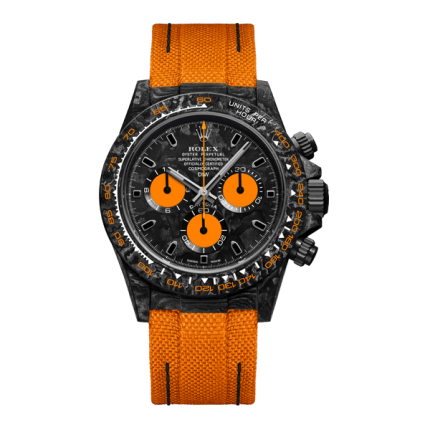 ROLEX Diw Daytona carbon orange edition 40mm oyster black(1:1 replica)