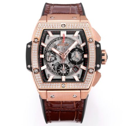 Hublot SPIRIT OF BIG BANG Chronograph, 45 mm Textured rubber strap(1:1 replica)
