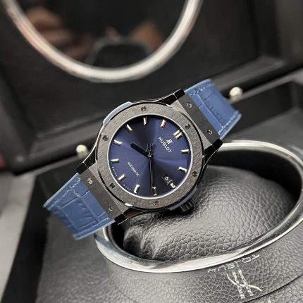 Hublot Classic Fusion Ceramic Charcoal Blue Replica Watch JJZ 42mm
