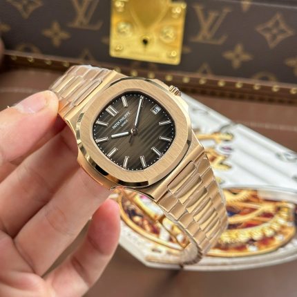 Patek Philippe Nautilus 5711 Brown Dial Copies Watches Automatic Movement BBF Factory 40mm