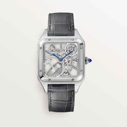fake cartier watch Santos-Dumont micro-rotor skeleton large model 31 mm automatic mechanical movement 9629(1:1 replica)