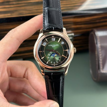 Patek Philippe Complications 5205 Replica 11 Watch Green Dial KM Factory 40mm