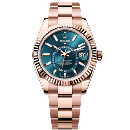 Sky-Dweller 18k Everose Gold Men's Watch 336935-0001(1:1 replica)