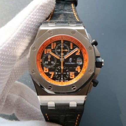 Replica Audemars Piguet JF Royal Oak Offshore Volcano Leather Strap A3126