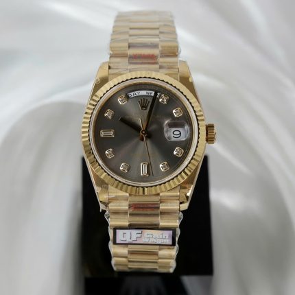 Rolex Day-Date M128238 Replica Watch Gray Dial Weight 159Gram QF Factory 36mm