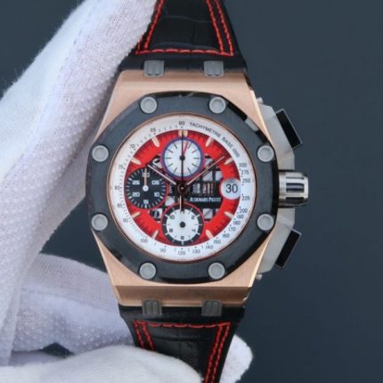 Replica Audemars Piguet JF Royal Oak Offshore 26078 RG Skeleton Dial A3126