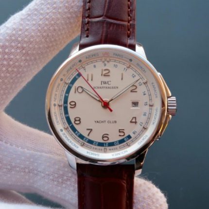 Replica IWC Portuguese Automatic Yacht Club White Dial Red Hand