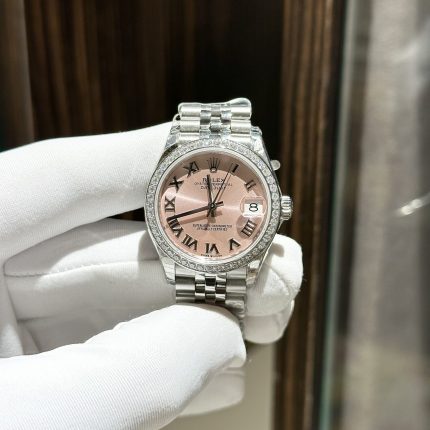 Rolex Rep 11 Watch DateJust Women s With Stone Bezel Jubilee Strap EW 31mm