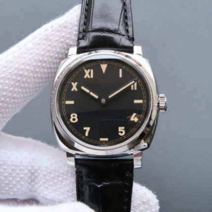 Replica Panerai XF PAM718 Black California Dial Black Leather Strap P.1000