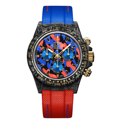 ROLEX Diw Daytona military red 40mm oyster black(1:1 replica)