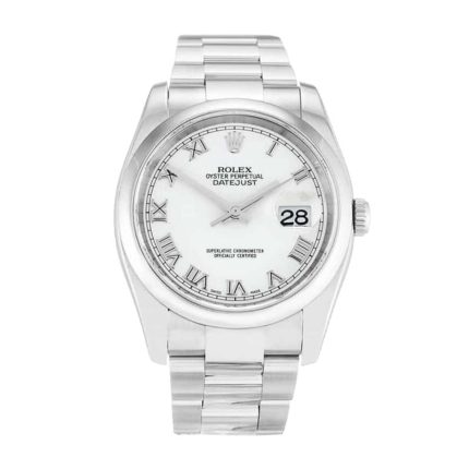 Rolex Oyster Perpetual Datejust White Dial 116200 Replica
