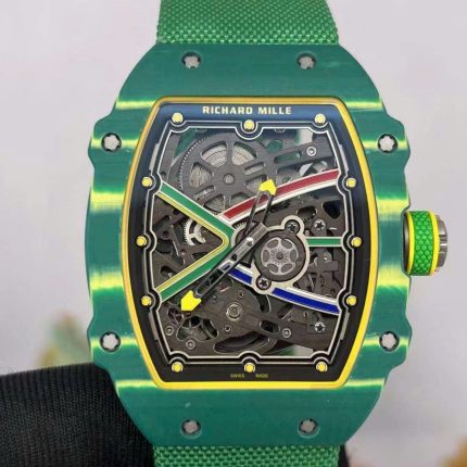 Richard Mille RM67-02 Green Carbon Best Replica Watch Weight 37 Gram 38.7??47.52mm