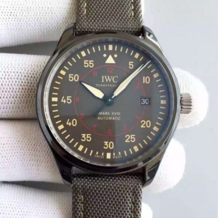 Replica IWC MKF Mark XVIII IW324702 Gray Dial Nylon Strap A2892