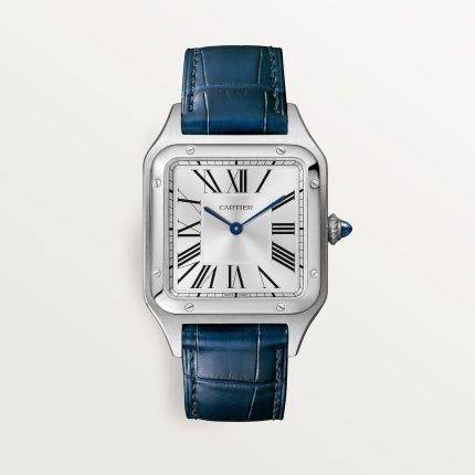 fake cartier watch Santos-Dumont large model high autonomy quartz movement(1:1 replica)
