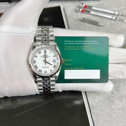 Rolex DateJust 126234 Replica Watch White Dial VS Factory 36mm