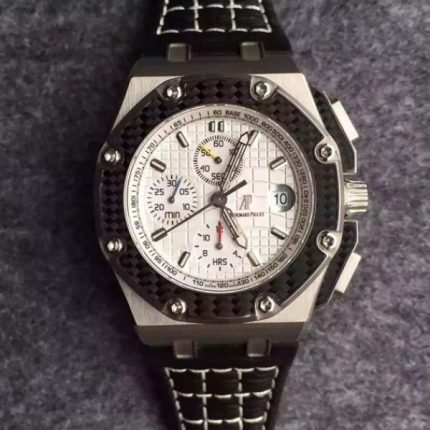 Replica Audemars Piguet JF Royal Oak Offshore Juan Pablo Montoya Titanium White Dial A2226