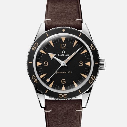Seamaster 300 Co-Axial Master Chronometer 41mm Black Dial On Strap(1:1 replica)