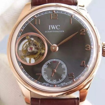 Replica IWC Portuguese Tourbillon IW5463 RG Gray Dial