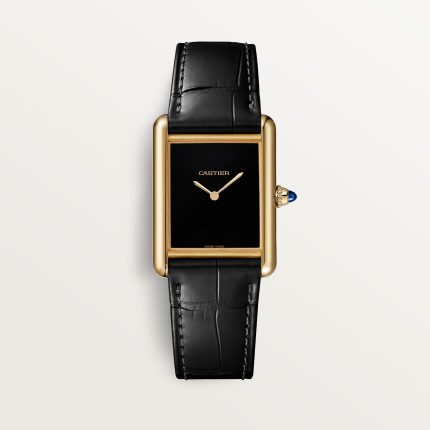 Tank Louis fake cartier watch large model Manufacture mechanical movement with manual winding(1:1 replica)