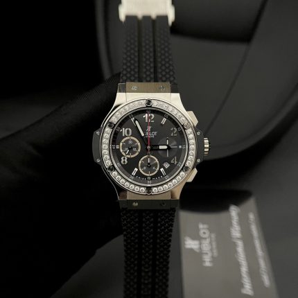 Hublot Replica 1:1 Watch Big Bang Chronograph With Diamond Bezel 44mm