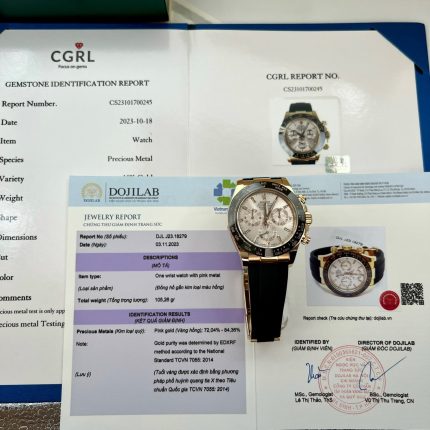 Rolex Best Replica Watch Daytona 116515LN Gold Wrapped BT Factory 40mm