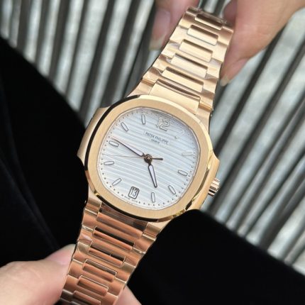 Patek Philippe Nautilus 7118 Replica 1:1 Watch Rose Gold 3K Factory 35.2mm