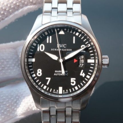 Replica IWC MKF Mark XVII Black Dial SS Bracelet A2892