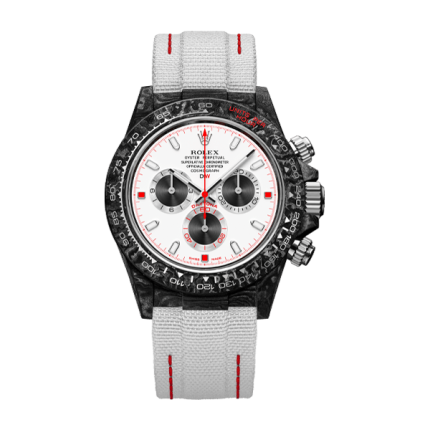 ROLEX Diw Daytona carbon speedster white 40mm oyster black(1:1 replica)